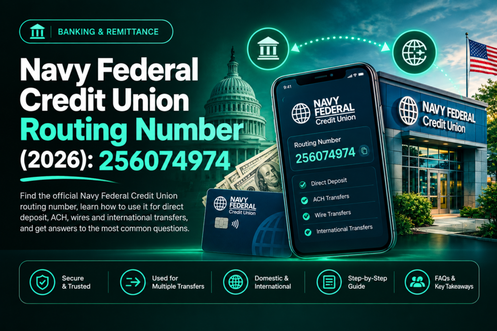 Navy Federal Credit Union Routing Number